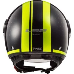 Motorcycle Helmet Jet LS2 OF558 SPHERE LUX Crush Black Yellow Fluo + Dark Visor -LS2 Sales motorcycle helmet jet ls2 of558 sphere lux crush black yellow fluo dark visor 134365