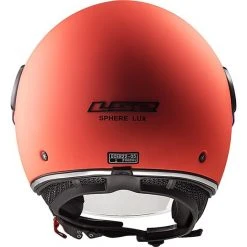 Motorcycle Helmet Jet Ls2 OF558 SPHERE LUX Solid Matt Orange + Smoked Visor -LS2 Sales motorcycle helmet jet ls2 of558 sphere lux solid matt orange smoked visor 55474