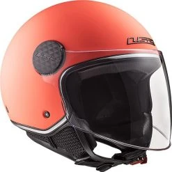 Motorcycle Helmet Jet Ls2 OF558 SPHERE LUX Solid Matt Orange + Smoked Visor -LS2 Sales motorcycle helmet jet ls2 of558 sphere lux solid matt orange smoked visor 55477
