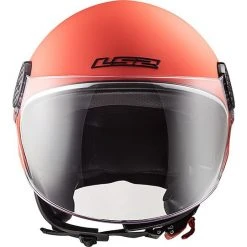 Motorcycle Helmet Jet Ls2 OF558 SPHERE LUX Solid Matt Orange + Smoked Visor -LS2 Sales motorcycle helmet jet ls2 of558 sphere lux solid matt orange smoked visor 55478