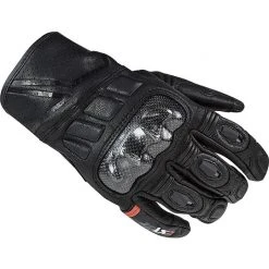 Motorcycle Leather Gloves CE Sports Ls2 SPARK Black