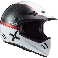 Off Road Carbon Motorcycle Helmet Ls2 MX471 XTRA C Yard White Red -LS2 Sales off road carbon motorcycle helmet ls2 mx471 xtra c yard white red 134390