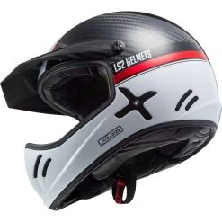 Off Road Carbon Motorcycle Helmet Ls2 MX471 XTRA C Yard White Red -LS2 Sales off road carbon motorcycle helmet ls2 mx471 xtra c yard white red 134393