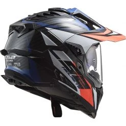 Off Road Motorcycle Tourism Helmet In Carbon Ls2 MX701 Explorer C FOCUS Blue White Red -LS2 Sales off road motorcycle tourism helmet in carbon ls2 mx701 explorer c focus blue white red 106945