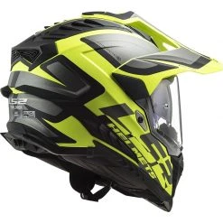 Off Road Touring Motorcycle Helmet In HPCF Ls2 MX701 Explorer ALTER Matt Black Fluo Yellow -LS2 Sales off road touring motorcycle helmet in hpcf ls2 mx701 explorer alter matt black fluo yellow 106972