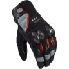 Summer Leather Motorcycle Gloves Ls2 Spark 2 AIR CE Black Gray Red